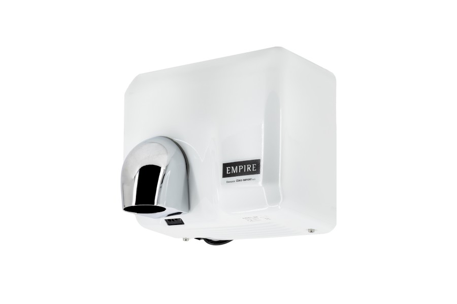 EMPIRE ARIEL AUTOMATIC OSOUŠEČ ANTIVANDAL KOVOVÝ BÍLÝ